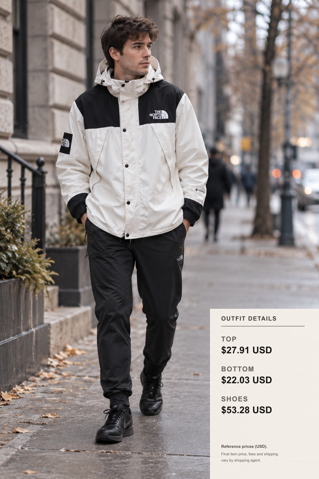 The North Face Winter Jacket Layering Ideas outfit 2 full-body street style for fashionreps