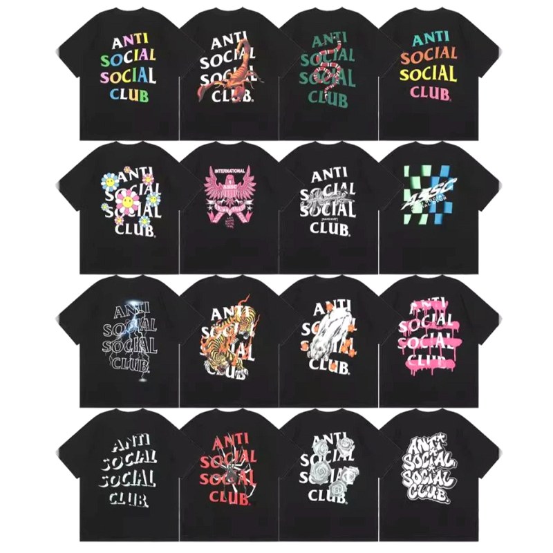 Anti Social Social Club Multicolor T-Shirt Review: 230gsm Double-Yarn Cotton in 29 Cherry Blossom Colorways