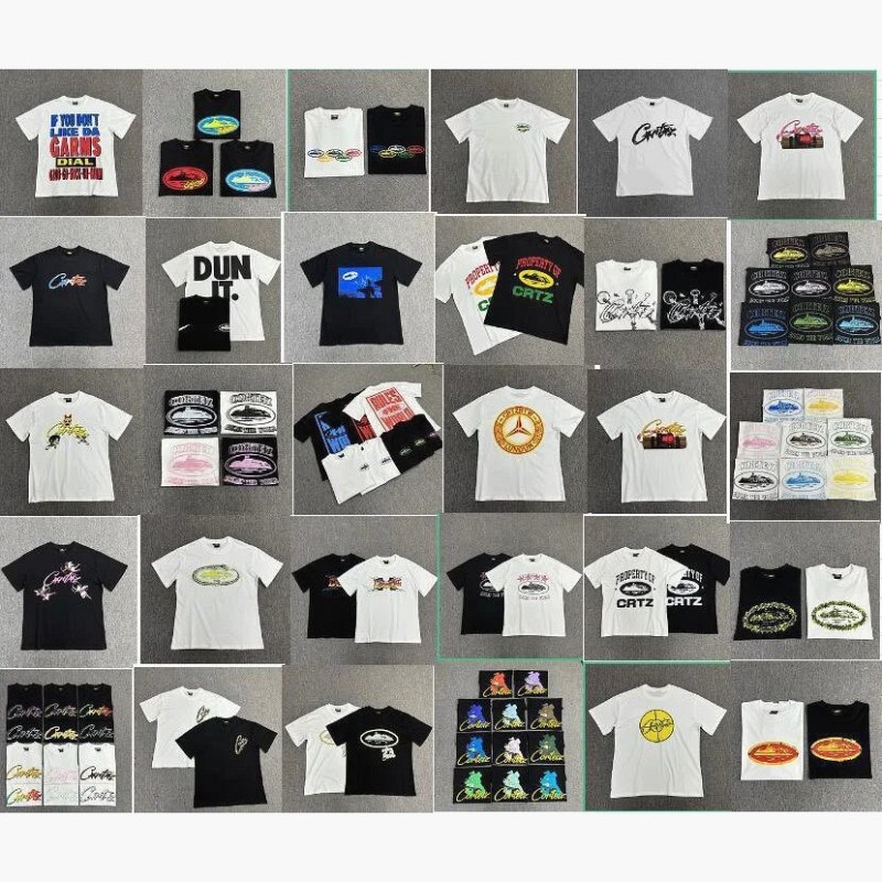Corteiz Graphic Print Multicolor T-Shirt Collection Review: 3D-Effect Lettering, Loose Cut, S–3XL