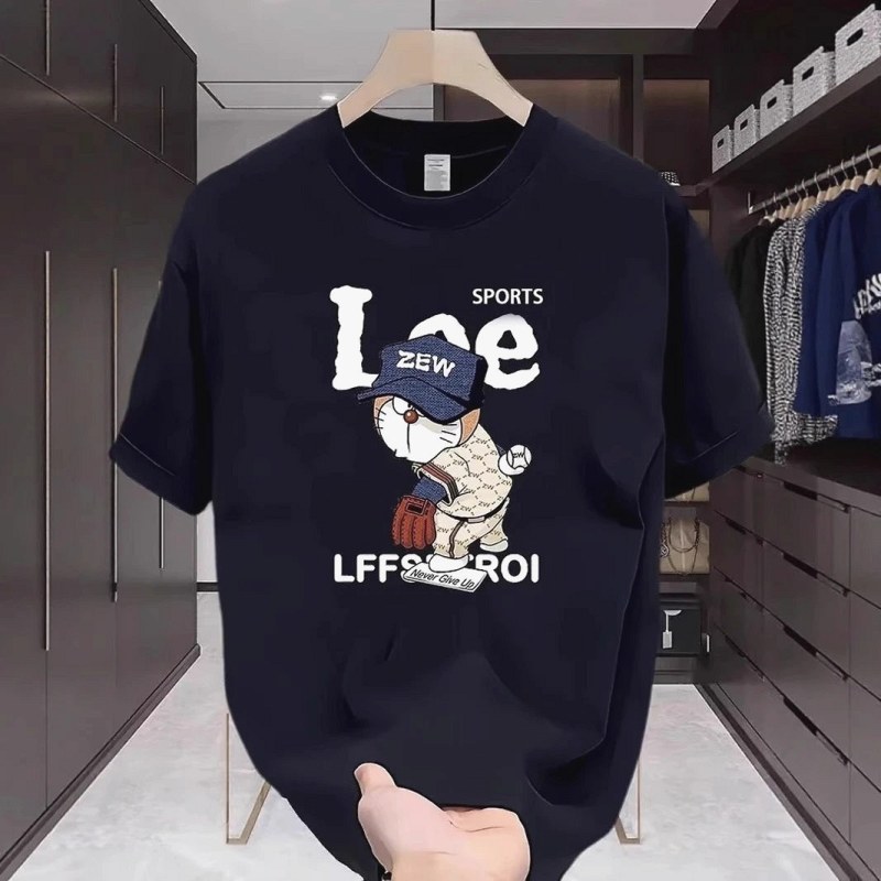 Lee Black T-Shirt in Casual Streetwear Style Review: 250g vs 200g Cotton, Tested Hands-On