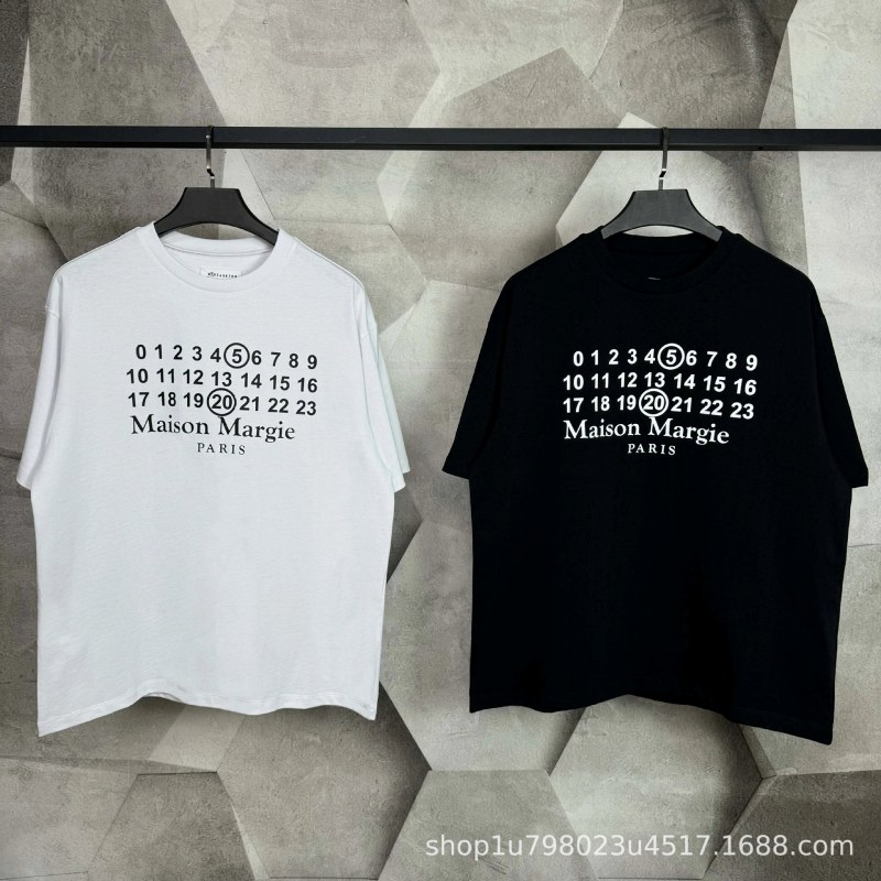 Maison Margiela MM6 Digital T-Shirt Review: Ribbed Neckline, Hem Drop and a Number Print Worth Photographing