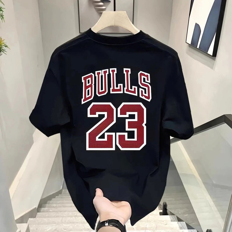 NBA Black T-Shirt in Casual Streetwear Style Review: We Measured a $5 Cotton Tee